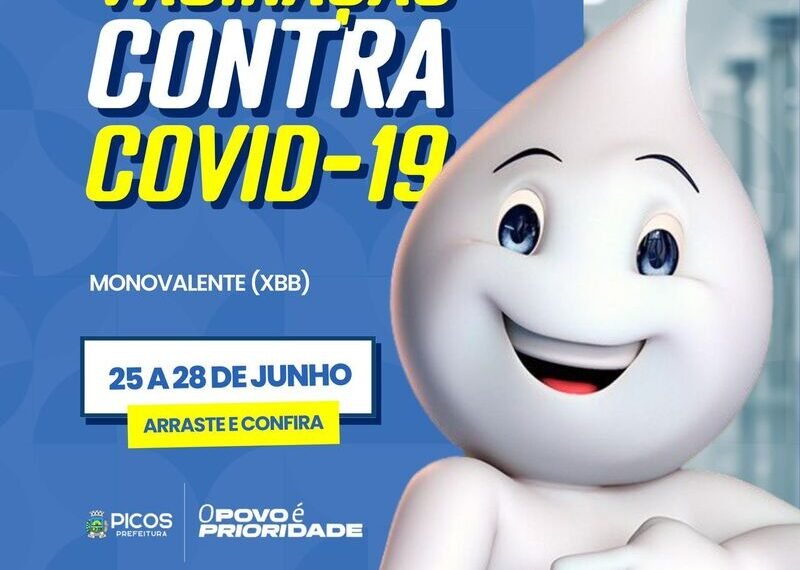 Saúde de Picos promoverá semana de vacinação contra a Covid -19