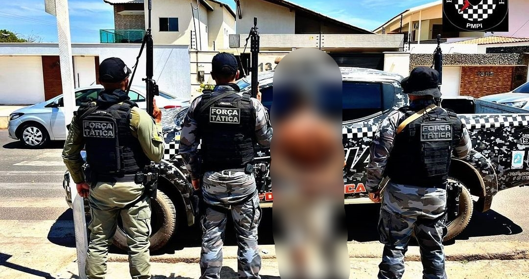 Homem é preso em Picos por suspeita de posse irregular de arma, lesão corporal